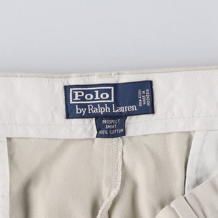 Ralph Lauren POLO by Ralph Lauren PROSPECT SHORT Chino shorts Short pants Men's w36 equivalent cotton Beige type Vintage Second Hand