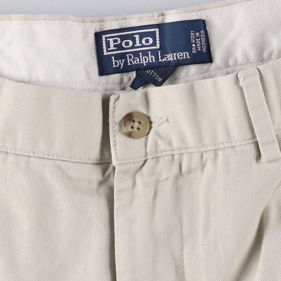 Ralph Lauren POLO by Ralph Lauren PROSPECT SHORT Chino shorts Short pants Men's w36 equivalent cotton Beige type Vintage Second Hand