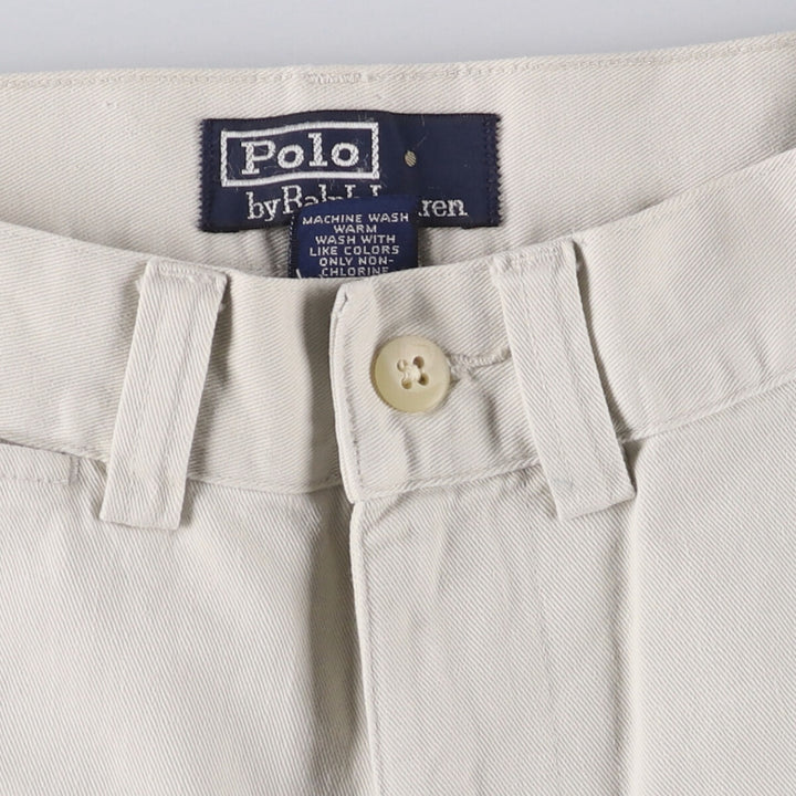 Ralph Lauren POLO by Ralph Lauren Chino Shorts Shorts Men's W30 equivalent cotton Beige type Vintage Second Hand