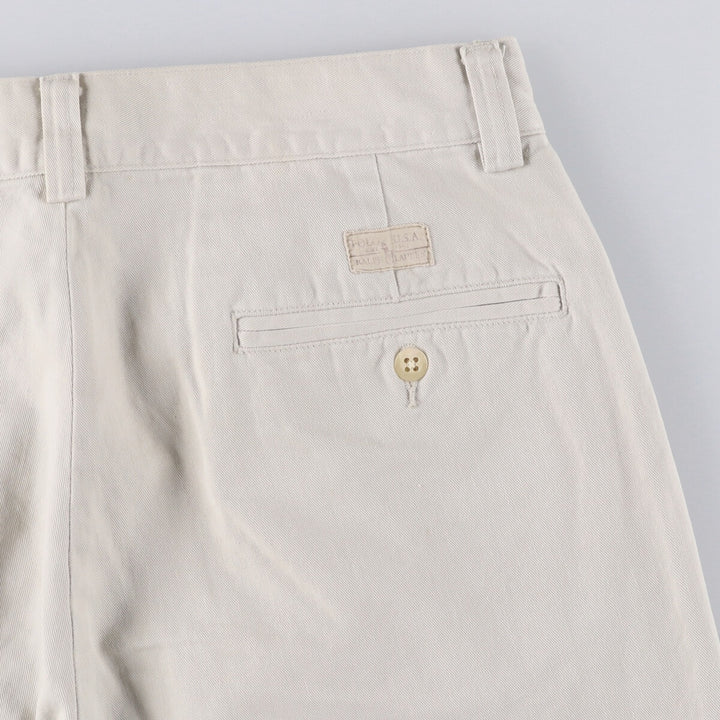 Ralph Lauren POLO by Ralph Lauren Chino Shorts Shorts Men's W30 equivalent cotton Beige type Vintage Second Hand