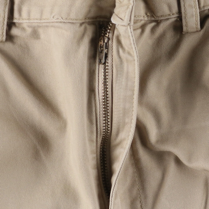 Ralph Lauren POLO by Ralph Lauren TYLER SHORT Two-pleat chino shorts, short pants, men's size W34 cotton Beige type Vintage Second Hand