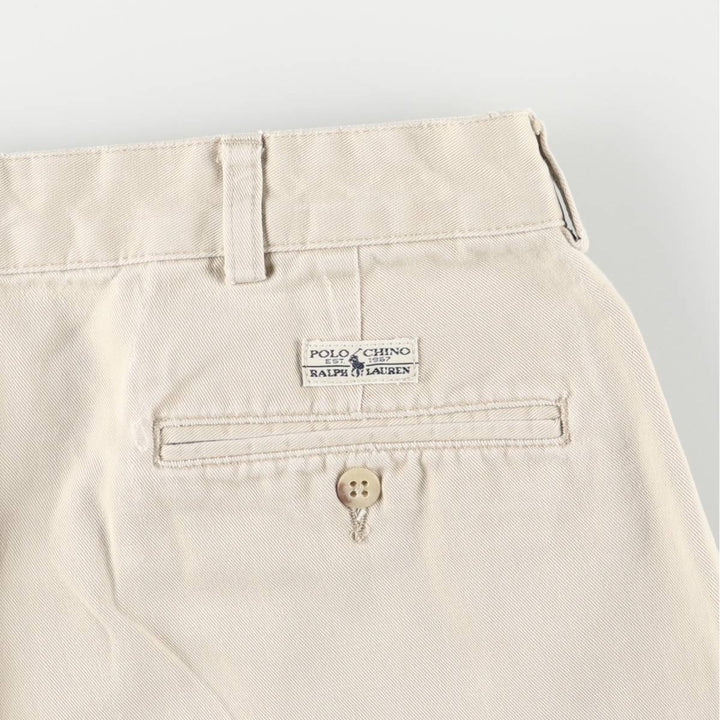 Ralph Lauren POLO RALPH LAUREN Two-pleat Chino Shorts Shorts Men's W34 equivalent cotton Beige type Vintage Second Hand