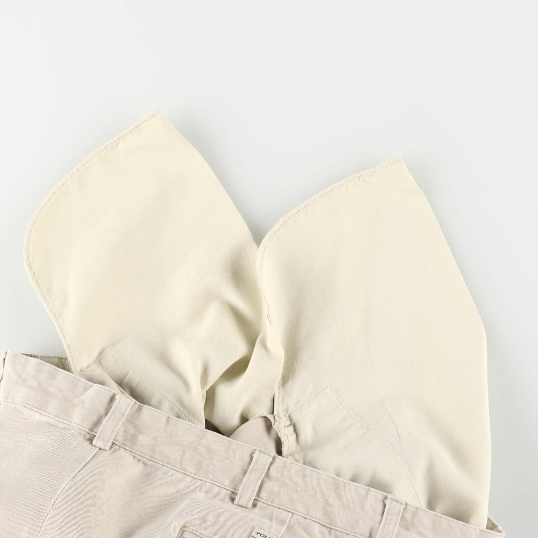 Ralph Lauren POLO RALPH LAUREN Two-pleat Chino Shorts Shorts Men's W34 equivalent cotton Beige type Vintage Second Hand