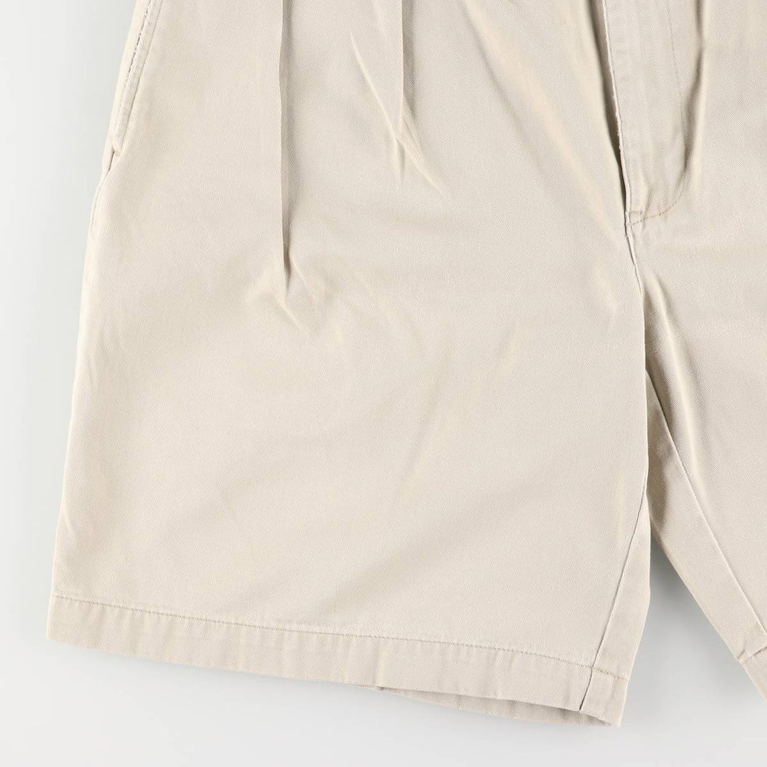 Ralph Lauren POLO RALPH LAUREN Two-pleat Chino Shorts Shorts Men's W34 equivalent cotton Beige type Vintage Second Hand