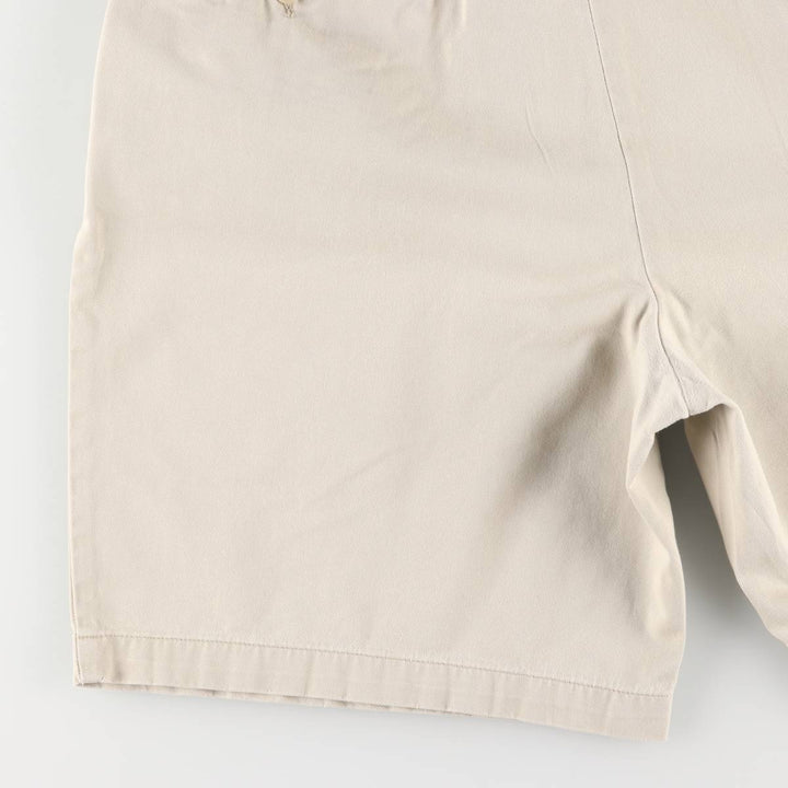 Ralph Lauren POLO RALPH LAUREN Two-pleat Chino Shorts Shorts Men's W34 equivalent cotton Beige type Vintage Second Hand