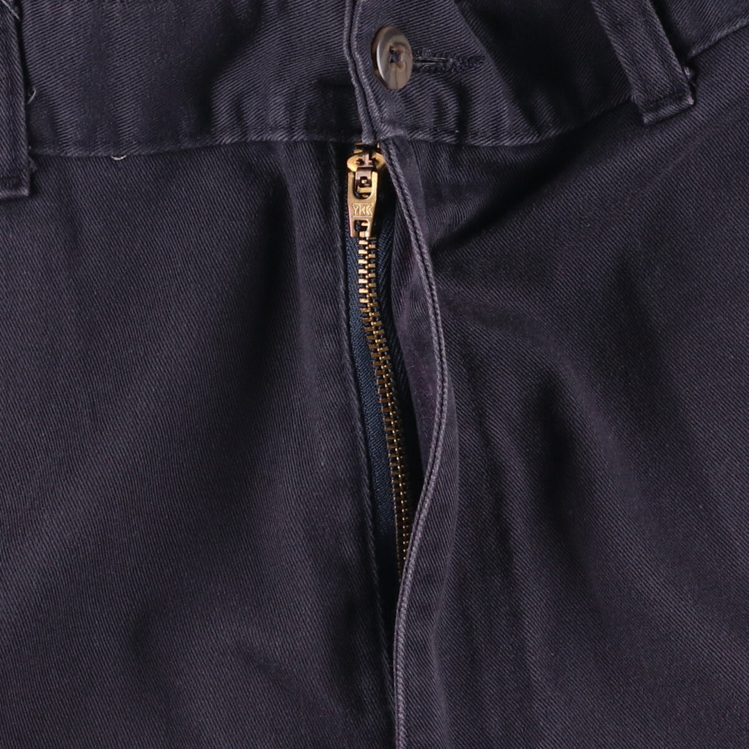 Ralph Lauren POLO by Ralph Lauren Chino Shorts Shorts Made in Canada Men's W37 cotton navy blue type Vintage Second Hand
