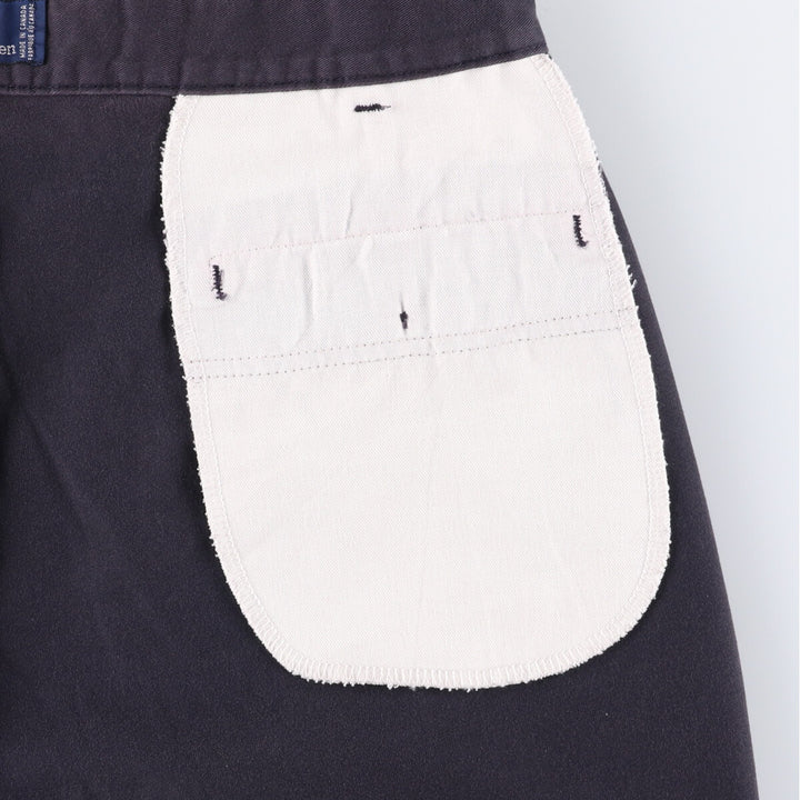 Ralph Lauren POLO by Ralph Lauren Chino Shorts Shorts Made in Canada Men's W37 cotton navy blue type Vintage Second Hand