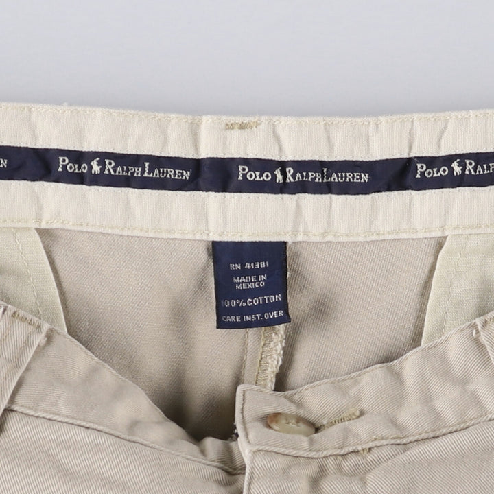 Ralph Lauren POLO RALPH LAUREN Two-pleat Chino Shorts Shorts Men's W32 equivalent cotton Beige type Vintage Second Hand