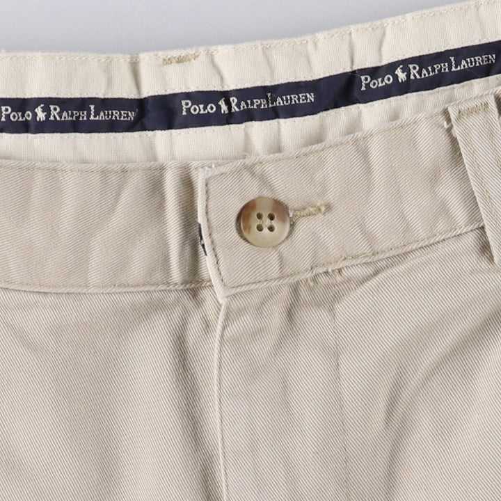 Ralph Lauren POLO RALPH LAUREN Two-pleat Chino Shorts Shorts Men's W32 equivalent cotton Beige type Vintage Second Hand