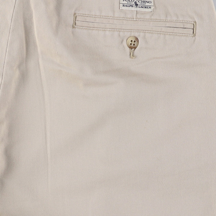 Ralph Lauren POLO RALPH LAUREN Two-pleat Chino Shorts Shorts Men's W32 equivalent cotton Beige type Vintage Second Hand
