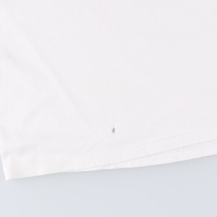 Vintage 90'S TULTEX printed T-shirt, size L for men cotton white type Vintage Second Hand