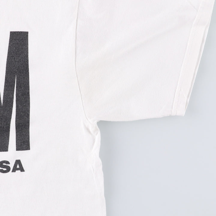 Vintage 90'S TULTEX printed T-shirt, size L for men cotton white type Vintage Second Hand