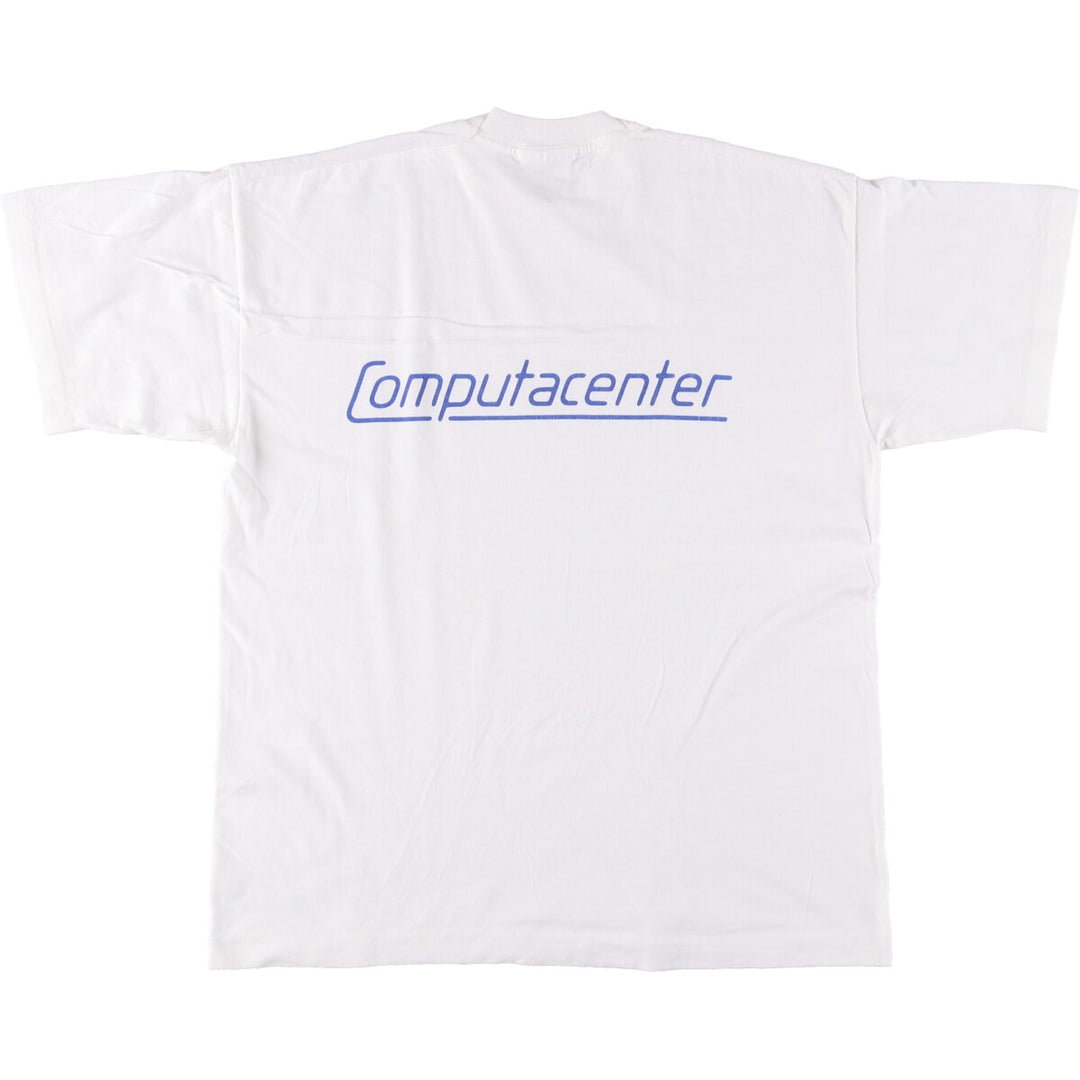 90'S Fruit of the Loom SCREEN STARS Screen Stars Printed T-shirt Men's L size Vintage cotton white type Vintage Second Hand