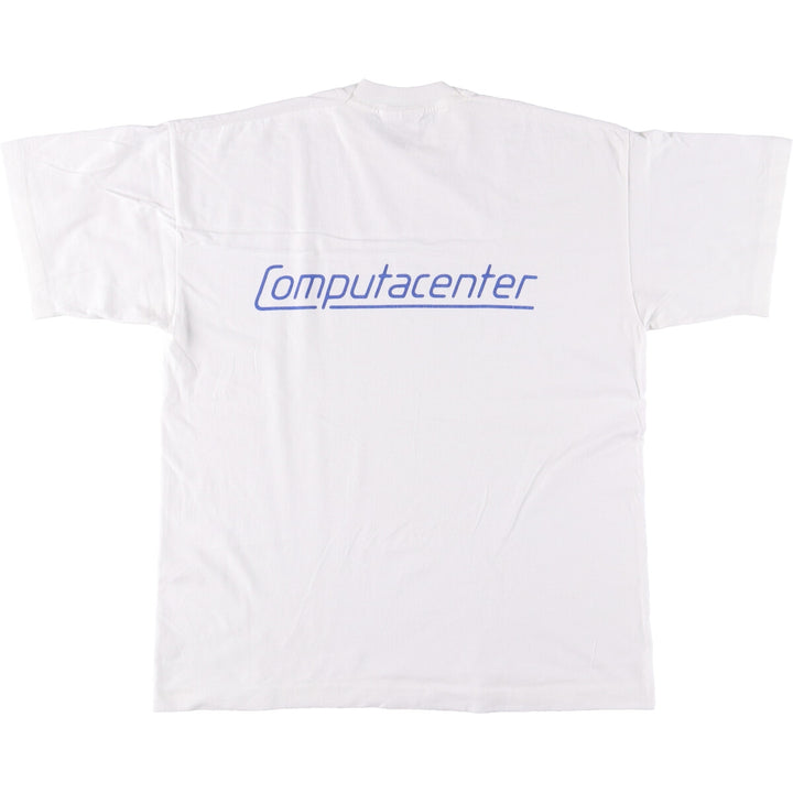 90'S Fruit of the Loom SCREEN STARS Screen Stars Printed T-shirt Men's L size Vintage cotton white type Vintage Second Hand