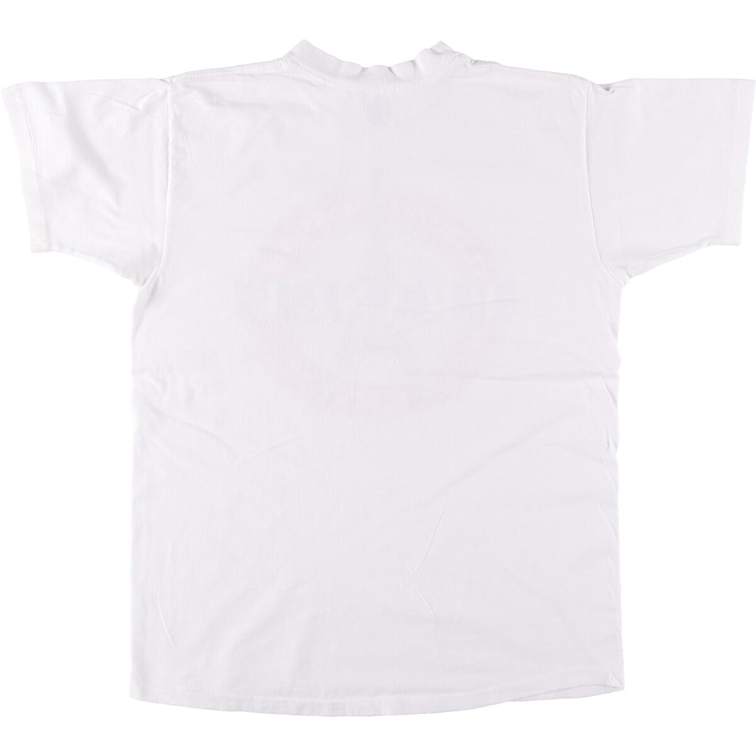 Vintage 90'S Delta DELTA Printed T-shirt, Made in USA, Men's XL cotton white type Vintage Second Hand