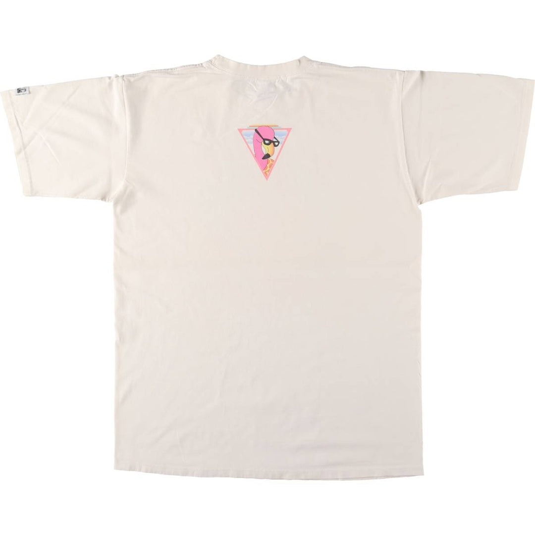 90'S HARD ROCK CAFE Heavy Tee Advertising T-shirt Made in USA Men's L Vintage cotton white type Vintage Second Hand