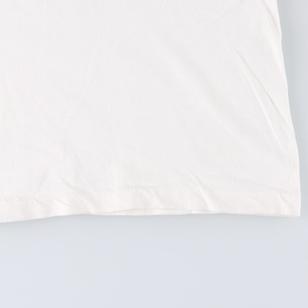 90'S Fruit of the Loom Message Print T-Shirt Made in USA Men's XL Vintage cotton white type Vintage Second Hand
