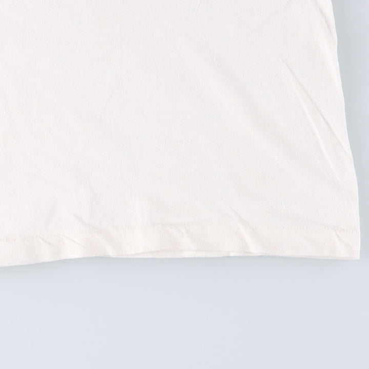 90'S Fruit of the Loom Message Print T-Shirt Made in USA Men's XL Vintage cotton white type Vintage Second Hand
