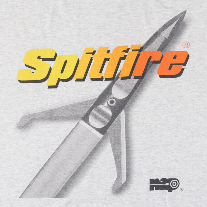 90'S Fruit of the Loom Nap Spitfire Advertising T-Shirt Made in USA Men's XL Vintage cotton gray type Vintage Second Hand