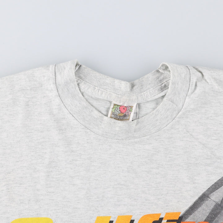 90'S Fruit of the Loom Nap Spitfire Advertising T-Shirt Made in USA Men's XL Vintage cotton gray type Vintage Second Hand