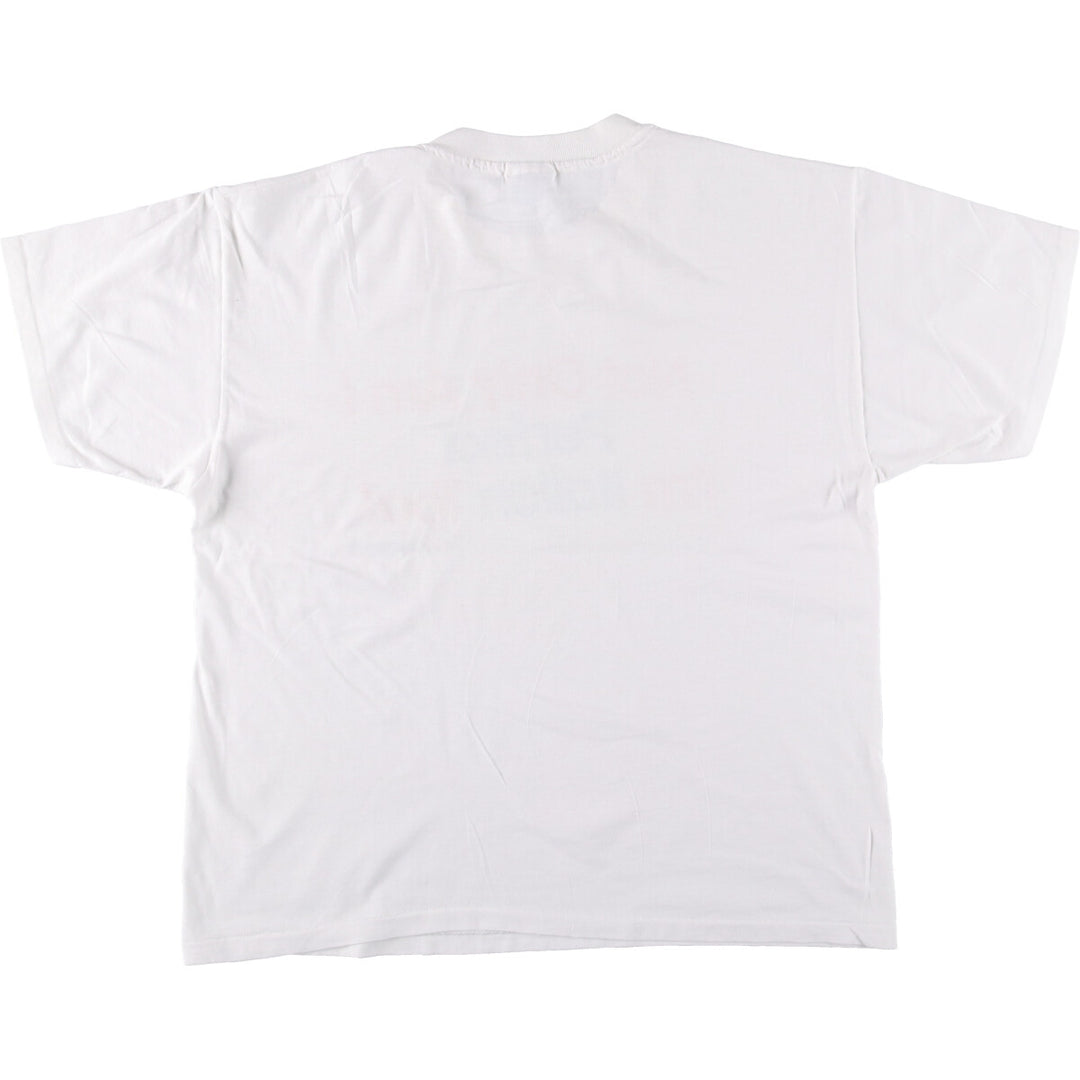 90'S Hanes HEAVYWEIGHT 50 cotton white type Vintage Second Hand