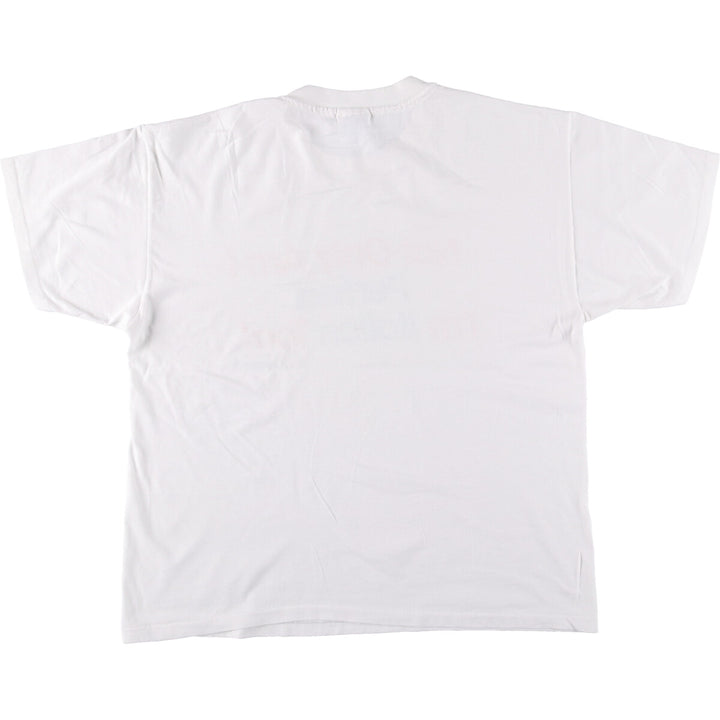 90'S Hanes HEAVYWEIGHT 50 cotton white type Vintage Second Hand
