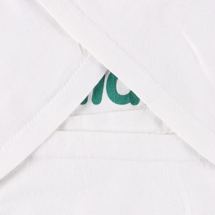 90'S Hanes HEAVYWEIGHT 50 cotton white type Vintage Second Hand