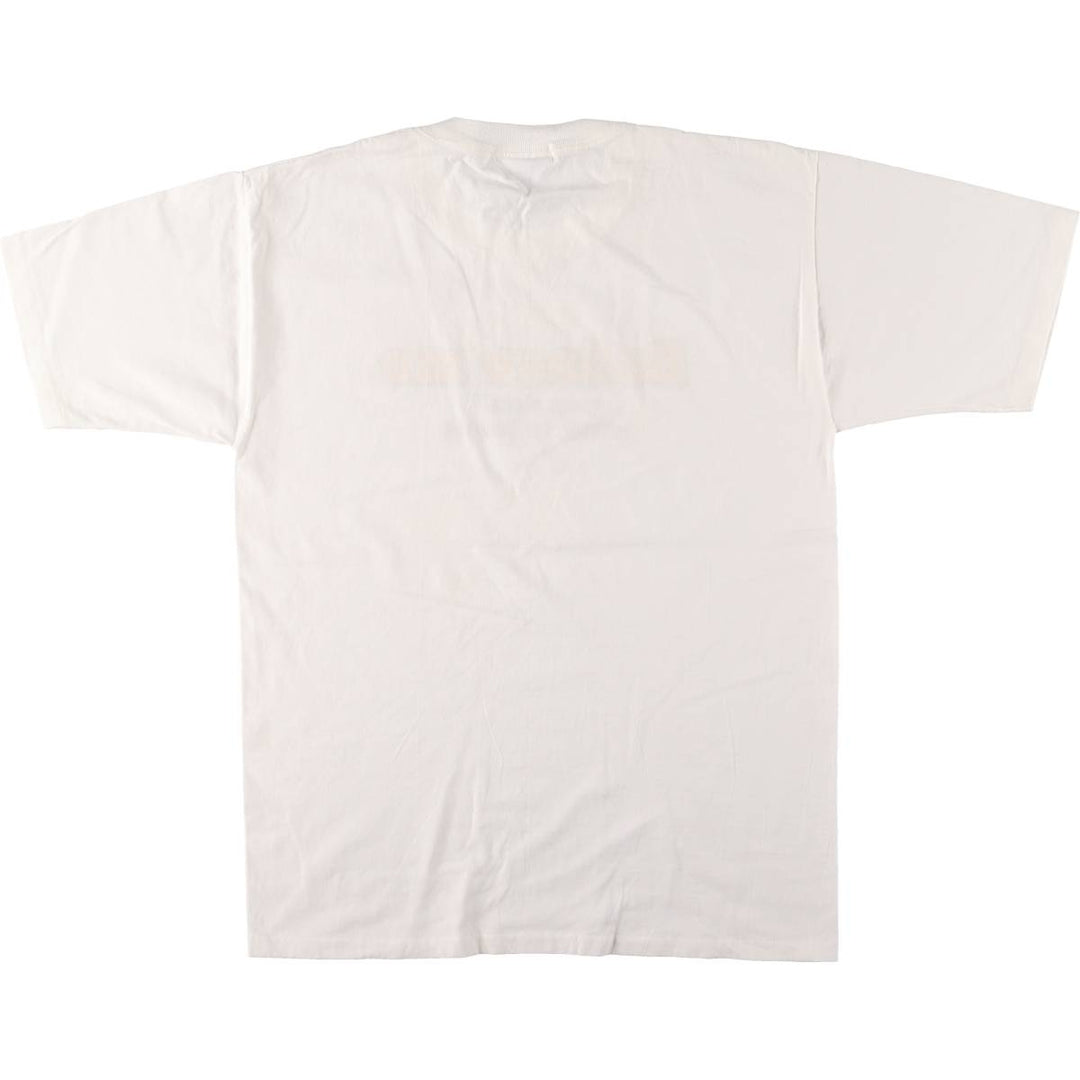 90'S All Sport Vintage Message Print T-Shirt, Made in USA, Men's Size L cotton white type Vintage Second Hand