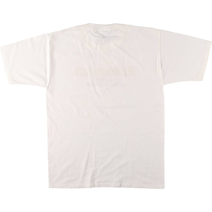 90'S All Sport Vintage Message Print T-Shirt, Made in USA, Men's Size L cotton white type Vintage Second Hand