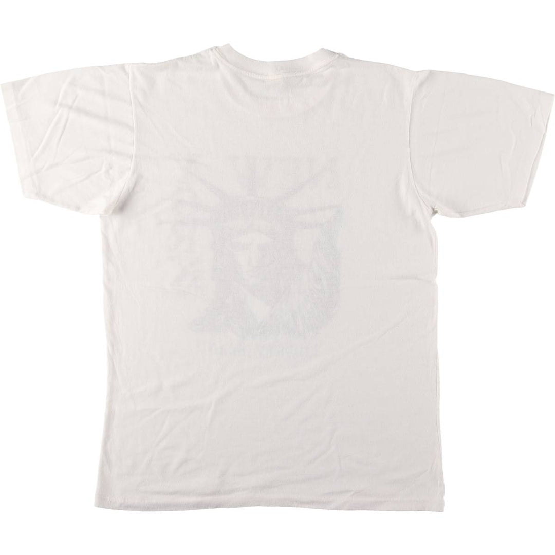 90'S Statue of Liberty NEW YORK LIBERTY ISLAND Printed T-shirt Made in USA Men's XL Vintage cotton white type Vintage Second Hand