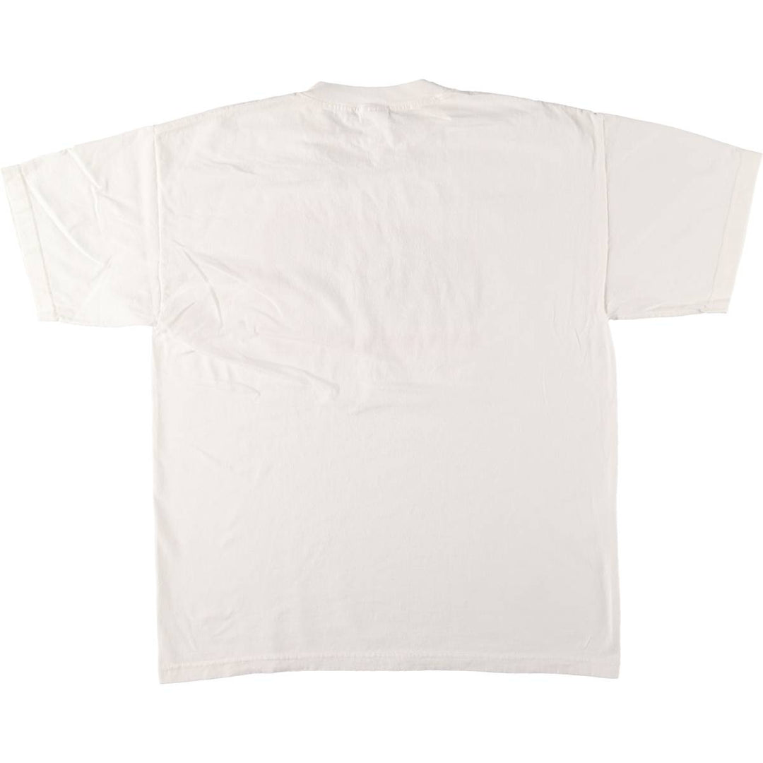 90'S MURINA message print T-shirt, made in USA, men's XL size, vintage cotton white type Vintage Second Hand