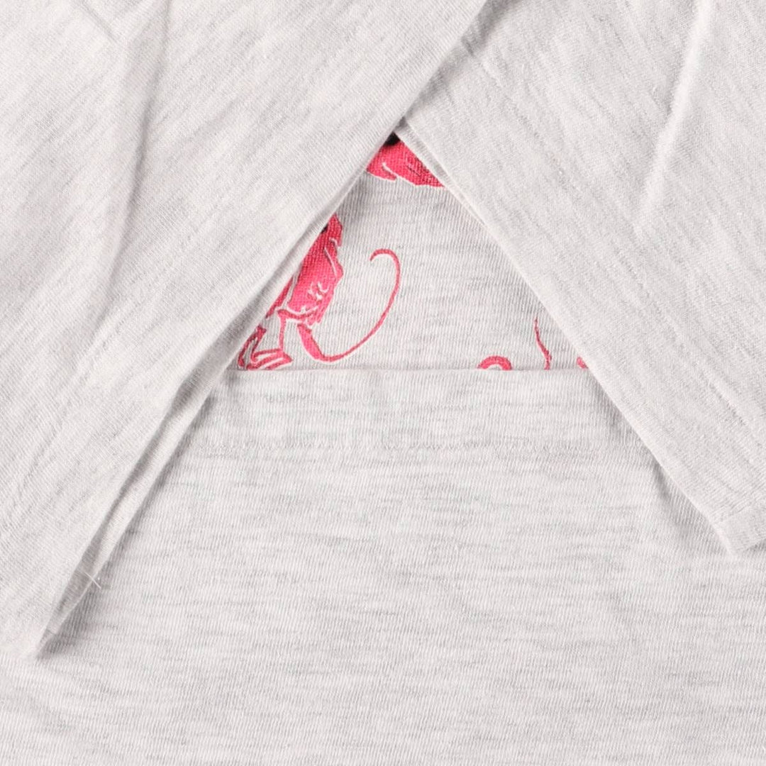 90'S AMERICAN'S BEST 48-hand erotic print T-shirt, men's XXL size, vintage cotton gray type Vintage Second Hand