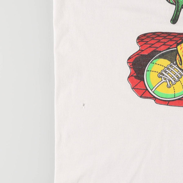90'S Fruit of the Loom 8 Ball Pool Gangster Printed T-Shirt, Men's, Size L, Vintage cotton white type Vintage Second Hand