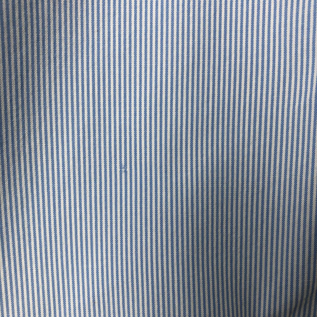 Ralph Lauren Classic Fit Long Sleeve Button Down Striped Shirt Men's M cotton Blue type light blue Vintage Second Hand