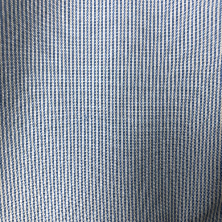 Ralph Lauren Classic Fit Long Sleeve Button Down Striped Shirt Men's M cotton Blue type light blue Vintage Second Hand