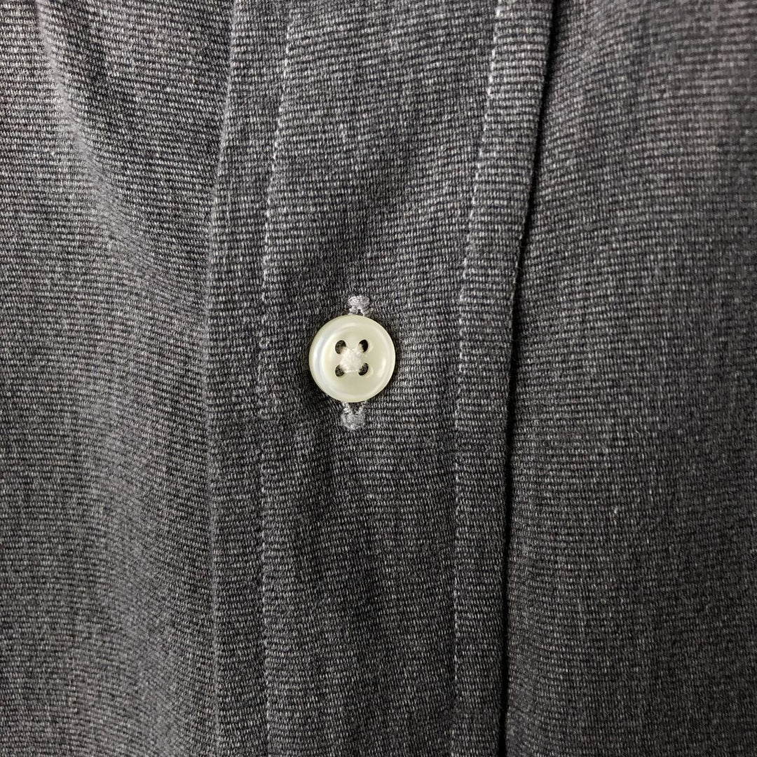 Ralph Lauren BLAKE long sleeve button down shirt, men's XL size cotton gray type Vintage Second Hand