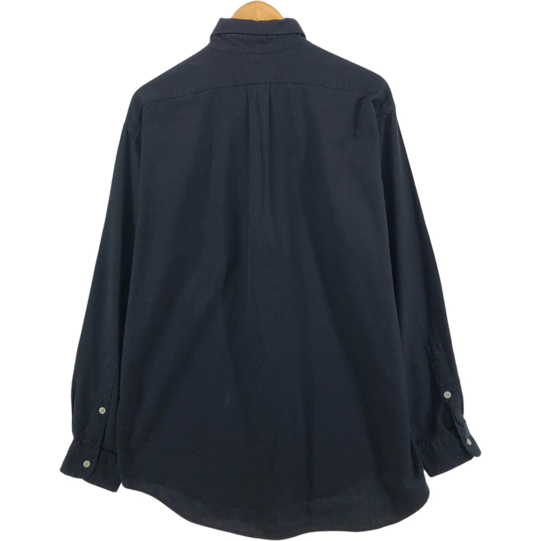 Ralph Lauren BLAKE long sleeve button down shirt, men's size L cotton black type Vintage Second Hand