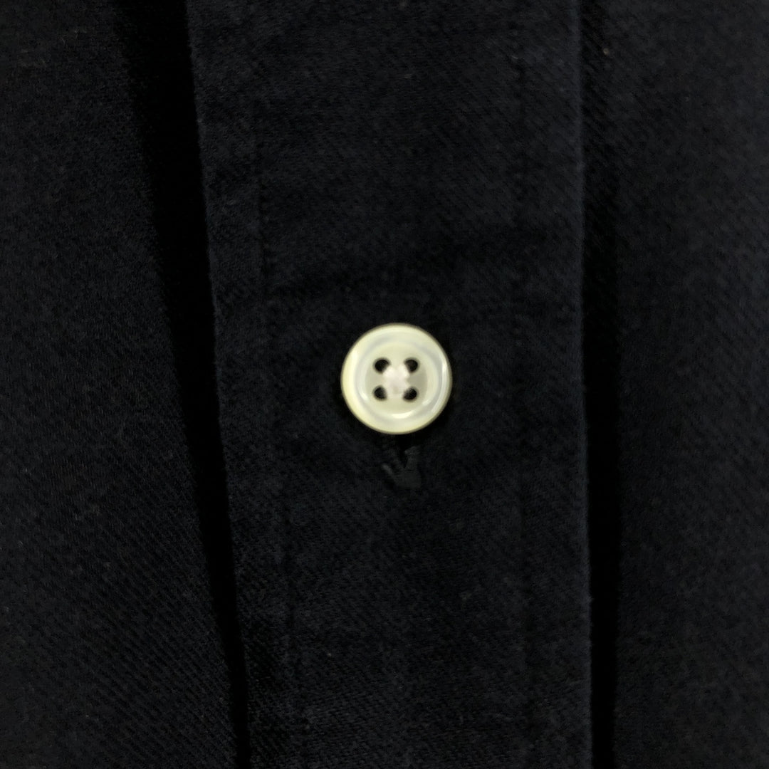 Ralph Lauren BLAKE long sleeve button down shirt, men's size L cotton black type Vintage Second Hand