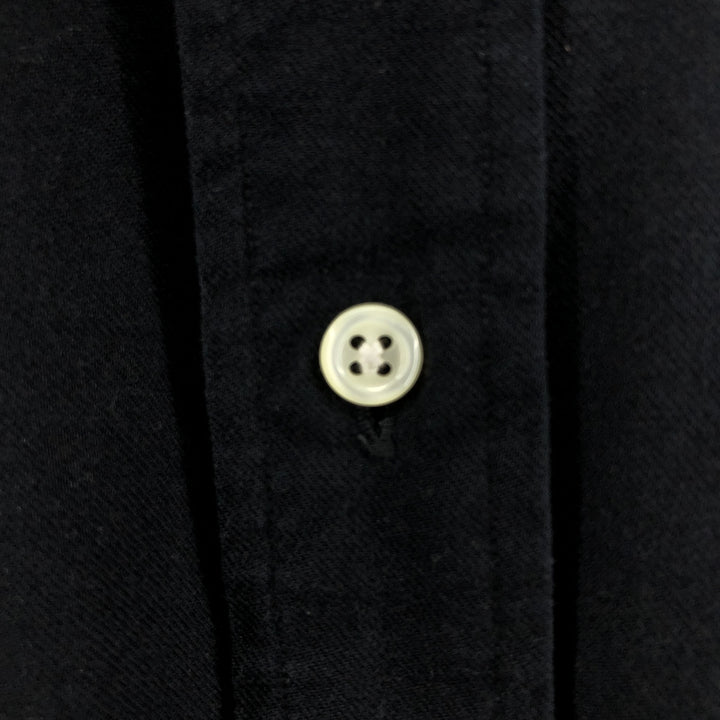 Ralph Lauren BLAKE long sleeve button down shirt, men's size L cotton black type Vintage Second Hand