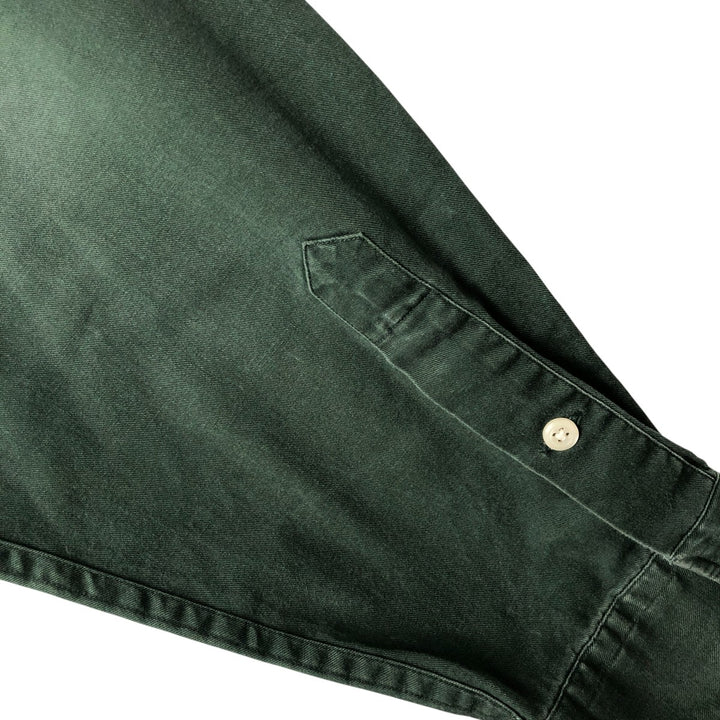 Ralph Lauren BLAKE long sleeve button down shirt, men's XL size cotton Green type dark green Vintage Second Hand