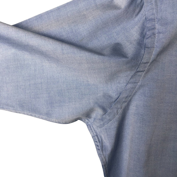 Ralph Lauren Classic Fit Long Sleeve Button Down Shirt, Men's Size L cotton Blue type light blue Vintage Second Hand