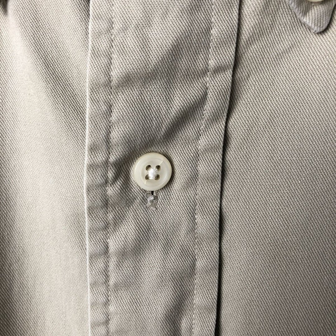 Ralph Lauren long sleeve button down shirt, men's XXL size cotton Beige type Vintage Second Hand