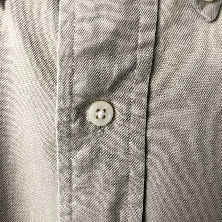 Ralph Lauren long sleeve button down shirt, men's XXL size cotton Beige type Vintage Second Hand