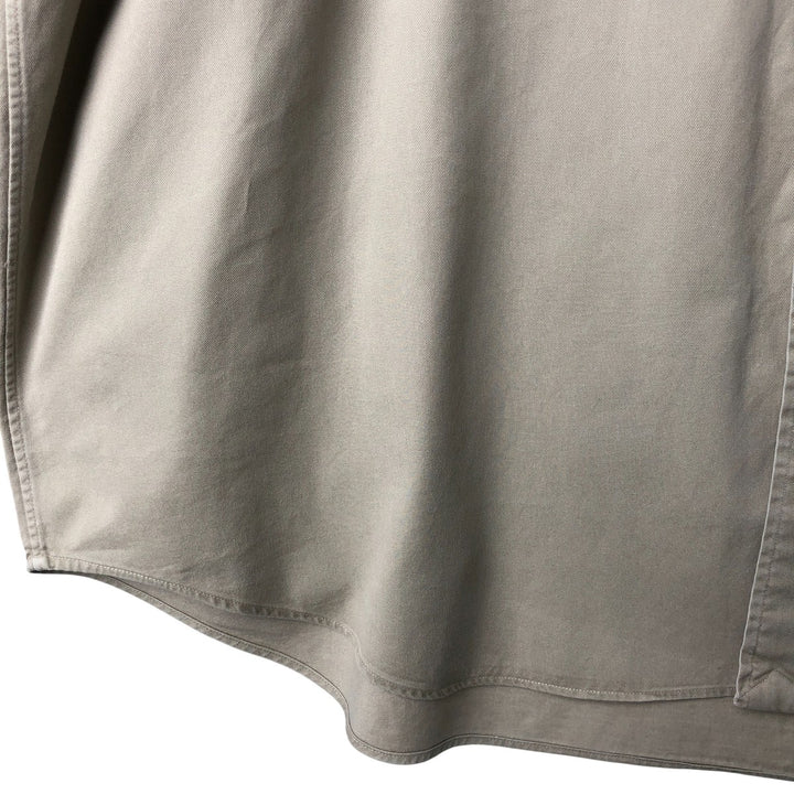 Ralph Lauren long sleeve button down shirt, men's XXL size cotton Beige type Vintage Second Hand