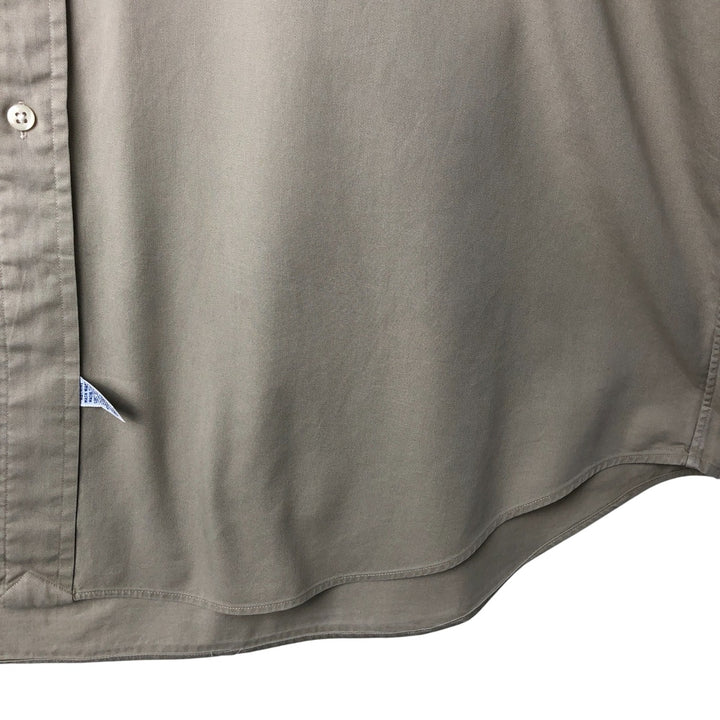 Ralph Lauren long sleeve button down shirt, men's XXL size cotton Beige type Vintage Second Hand