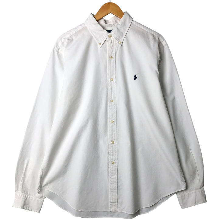 Ralph Lauren Classic Fit Long Sleeve Button Down Shirt Men's XL cotton white type Vintage Second Hand