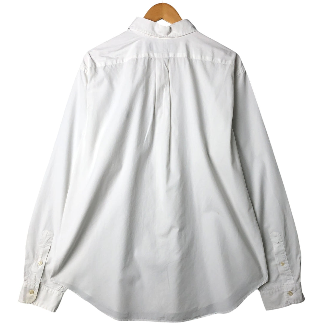 Ralph Lauren Classic Fit Long Sleeve Button Down Shirt Men's XL cotton white type Vintage Second Hand