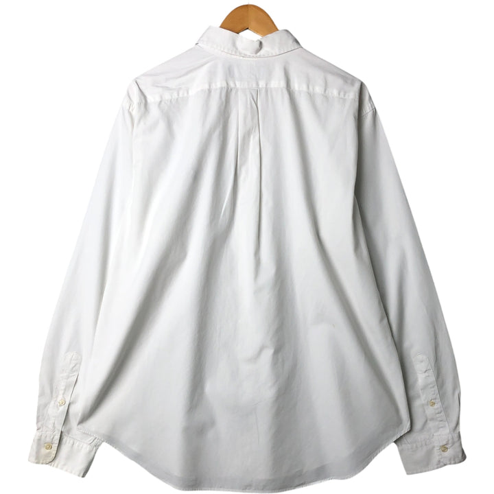 Ralph Lauren Classic Fit Long Sleeve Button Down Shirt Men's XL cotton white type Vintage Second Hand