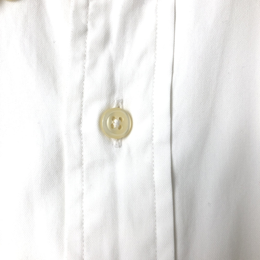 Ralph Lauren Classic Fit Long Sleeve Button Down Shirt, Men's Size L cotton white type Vintage Second Hand