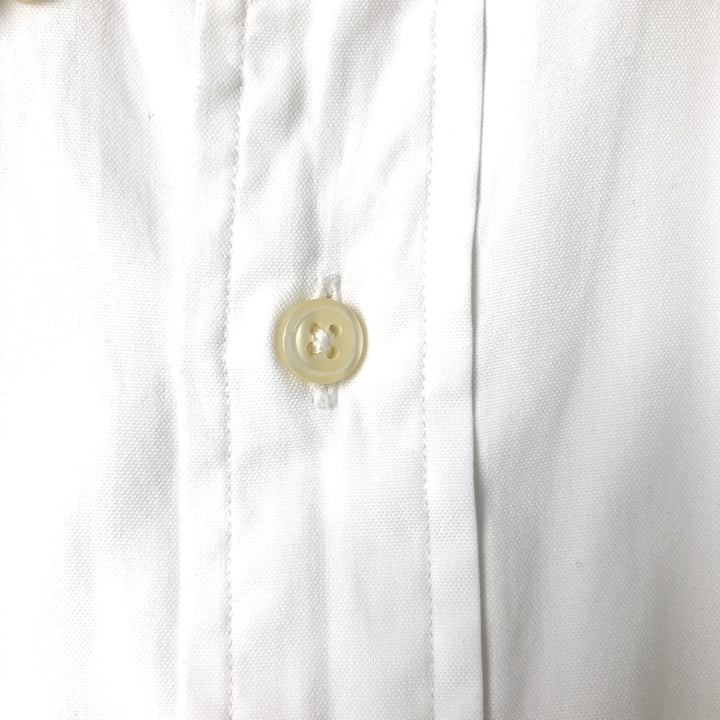Ralph Lauren Classic Fit Long Sleeve Button Down Shirt, Men's Size L cotton white type Vintage Second Hand